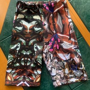 Kika Vargas Multicolor Athletic Shorts